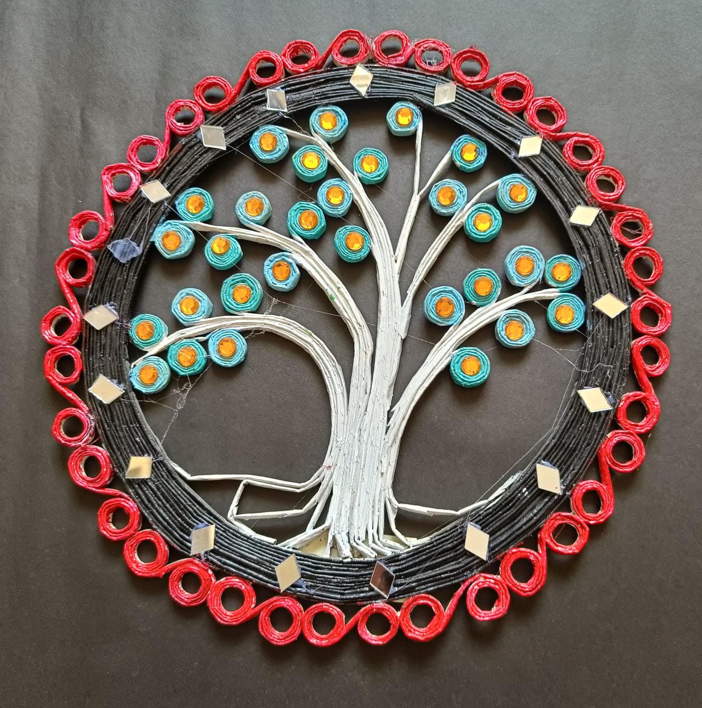 Paper quilling wall hanging by Haneet(6-E)